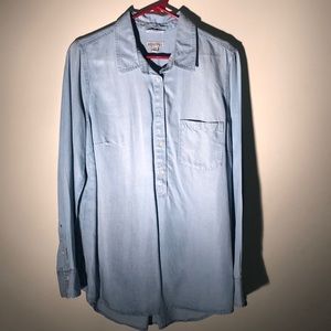 Merona chambray tunic top
